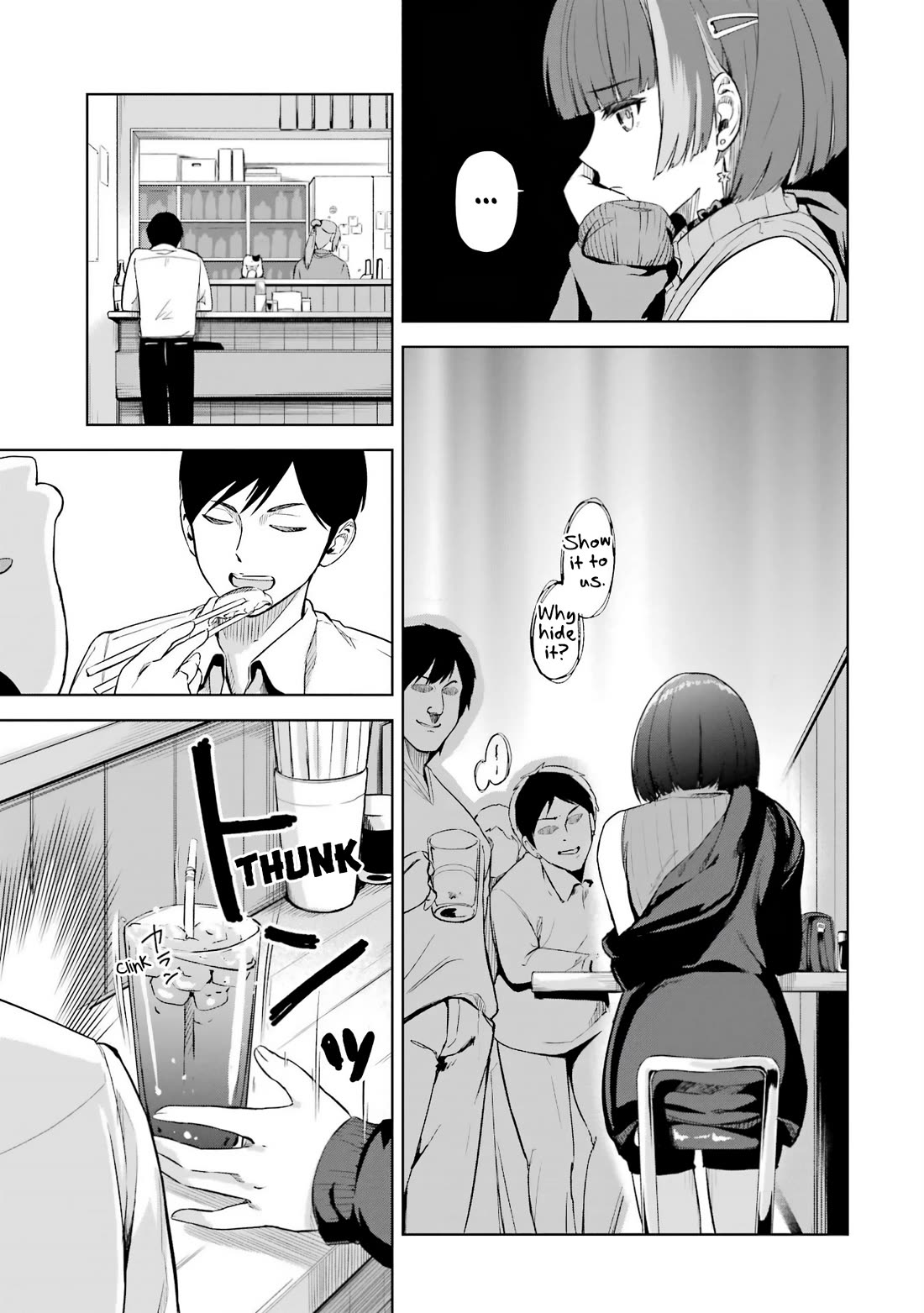 Gloomy Neighbor at the Standing Bar Chapter 1 page 13 - Chapter 1