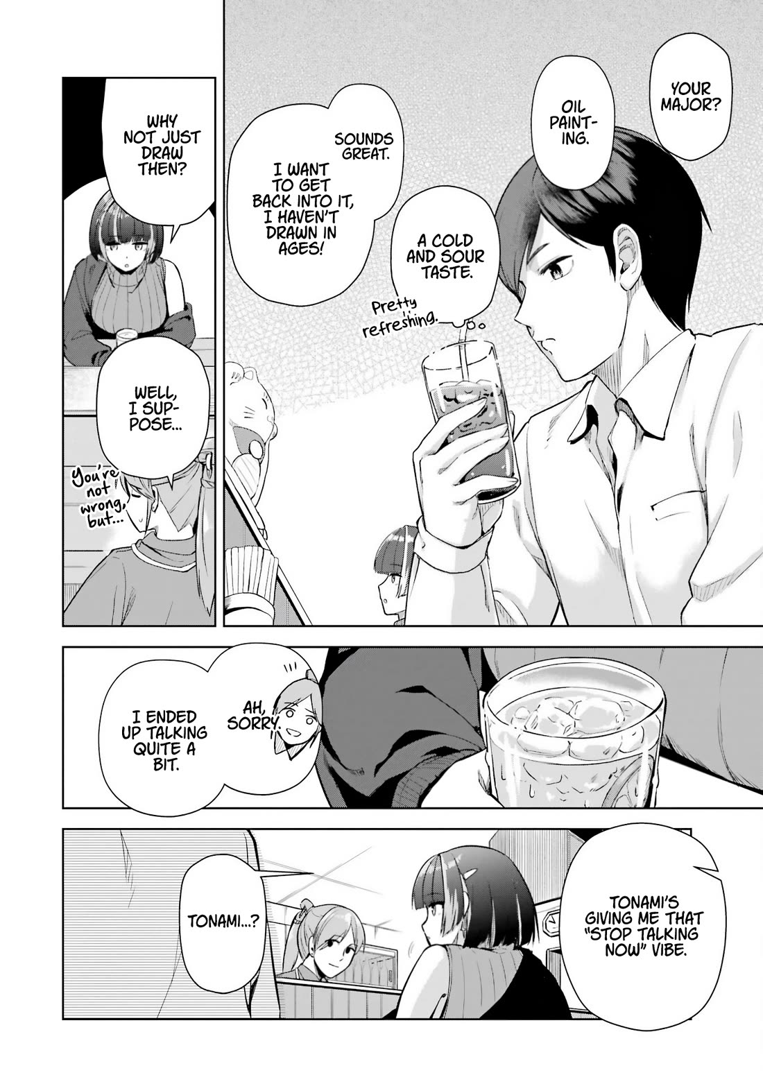 Gloomy Neighbor at the Standing Bar Chapter 1 page 16 - Chapter 1