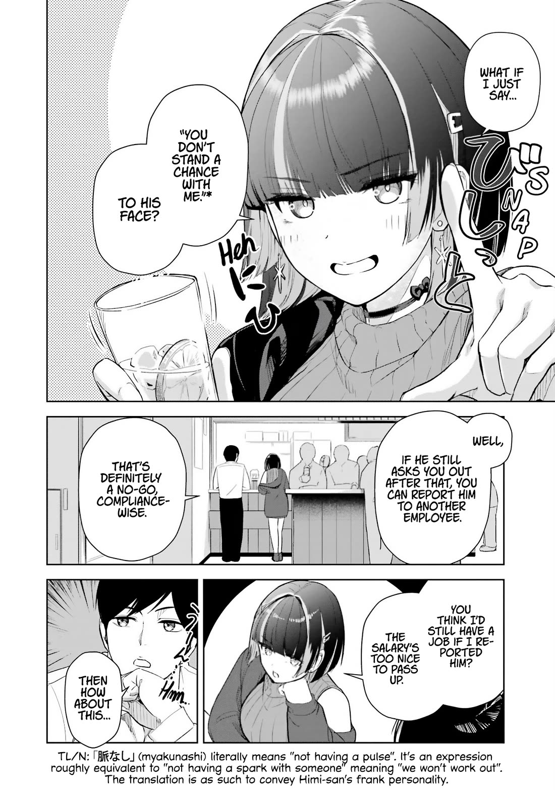 Gloomy Neighbor at the Standing Bar Chapter 1 page 24 - Chapter 1