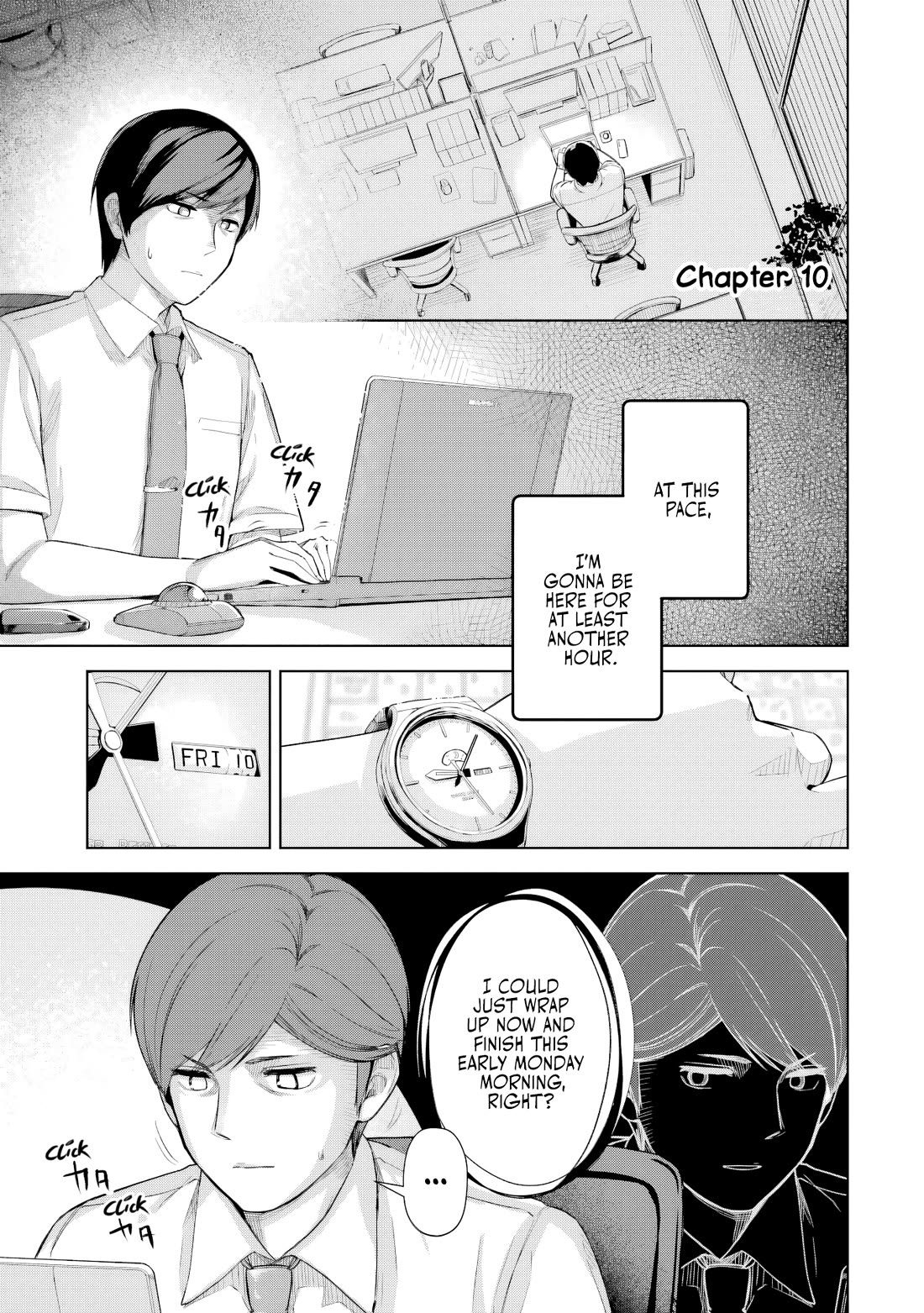Gloomy Neighbor at the Standing Bar Chapter 10 page 1 - Chapter 10