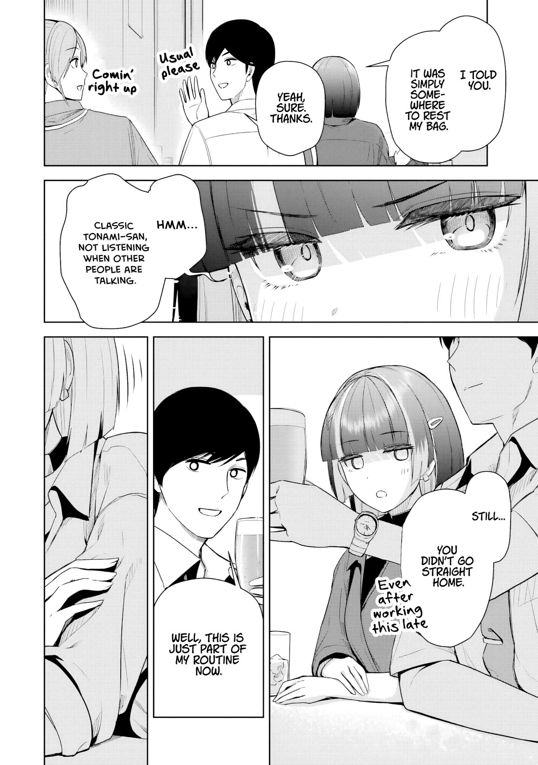 Gloomy Neighbor at the Standing Bar Chapter 10 page 6 - Chapter 10