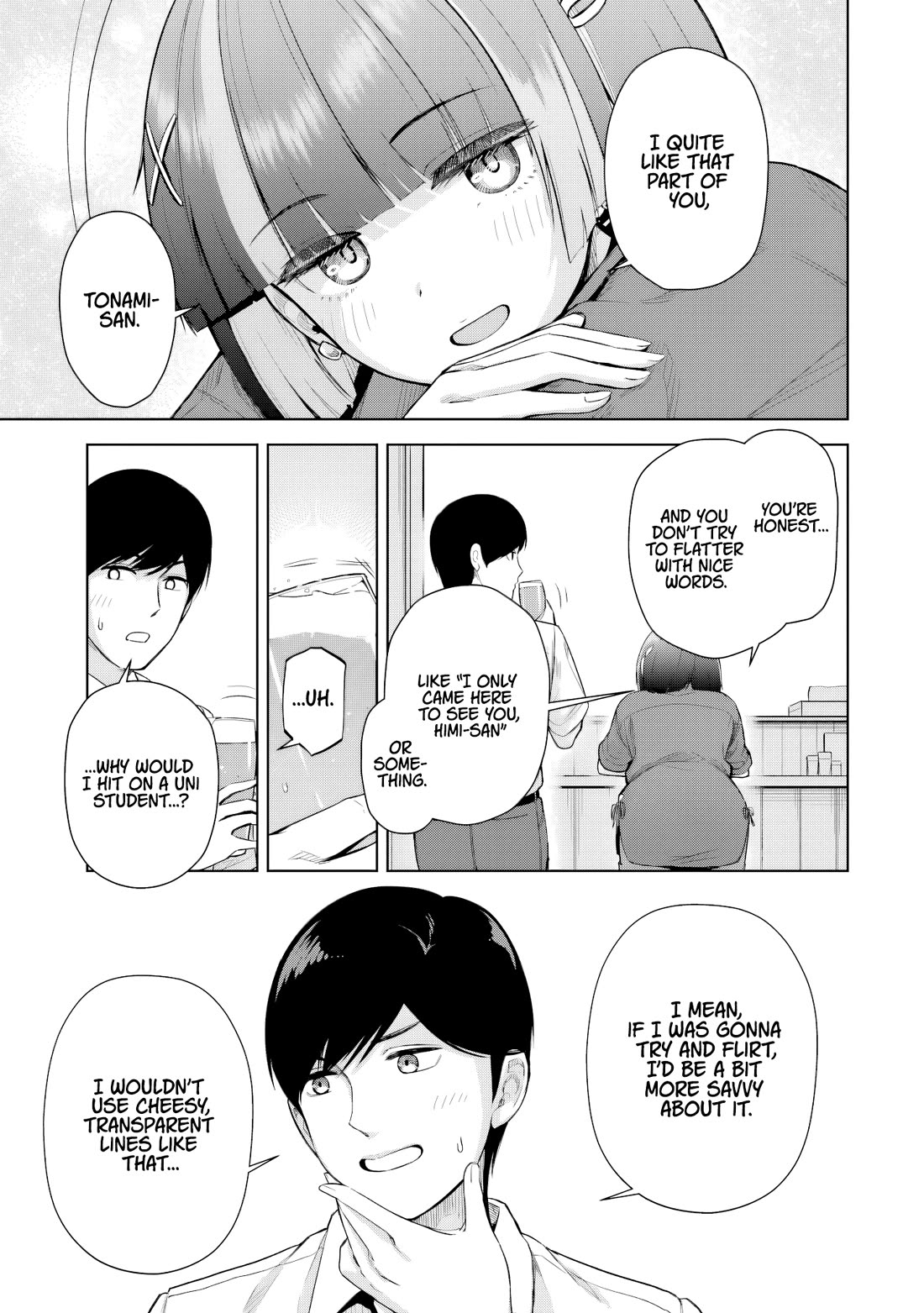 Gloomy Neighbor at the Standing Bar Chapter 10 page 7 - Chapter 10