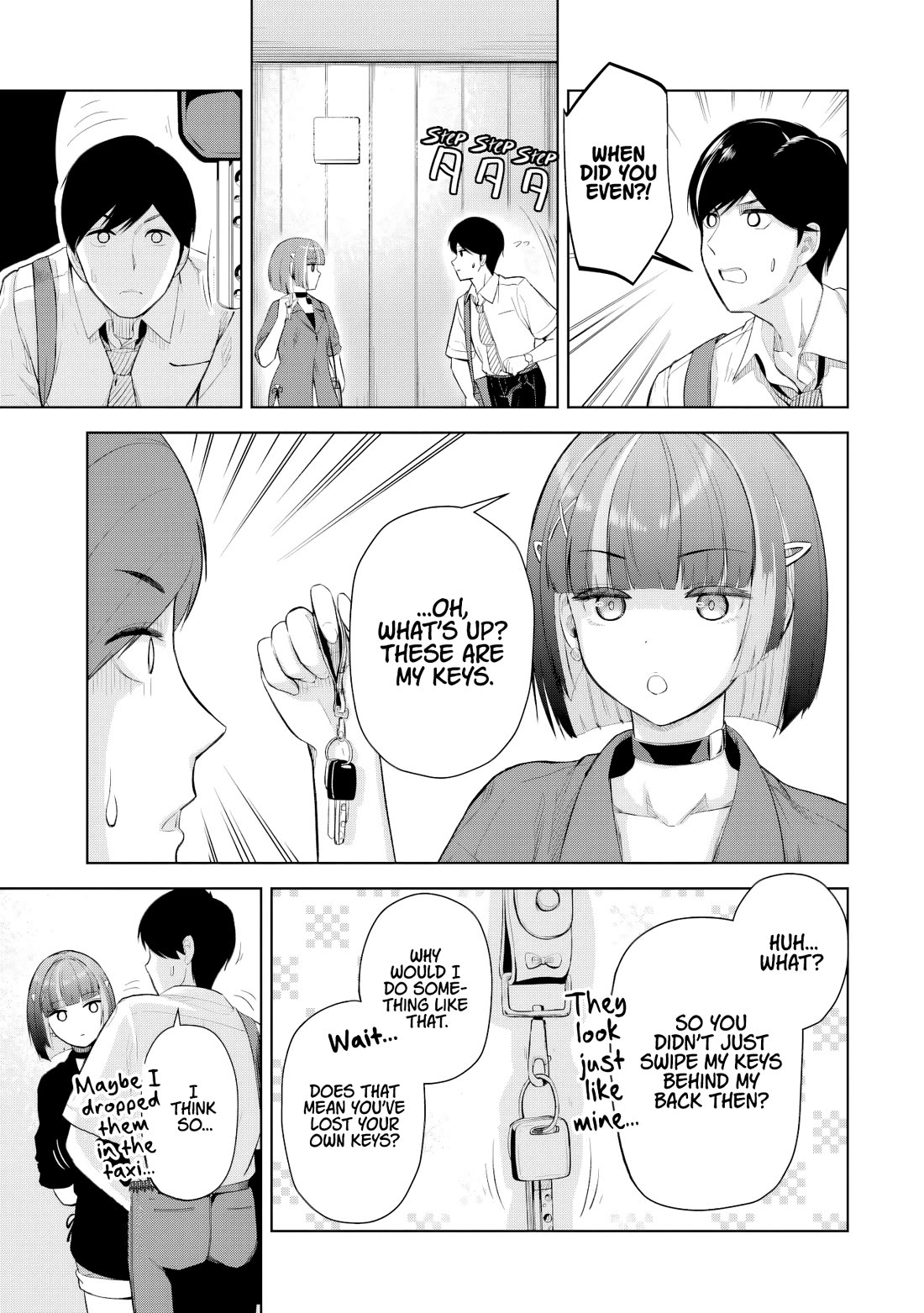 Gloomy Neighbor at the Standing Bar Chapter 11 page 9 - Chapter 11