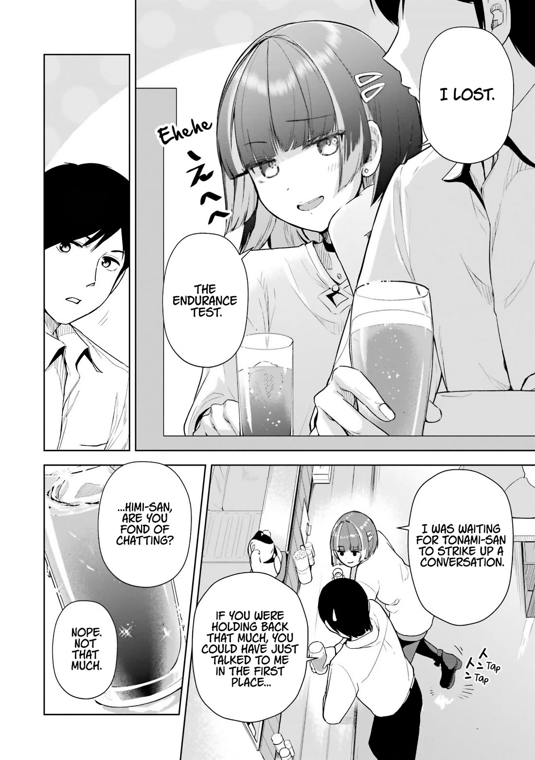 Gloomy Neighbor at the Standing Bar Chapter 3 page 4 - Chapter 3