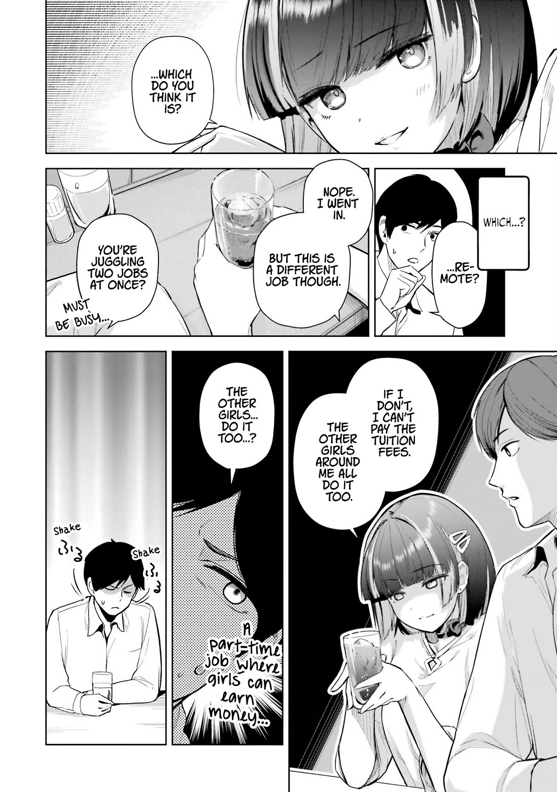 Gloomy Neighbor at the Standing Bar Chapter 3 page 6 - Chapter 3
