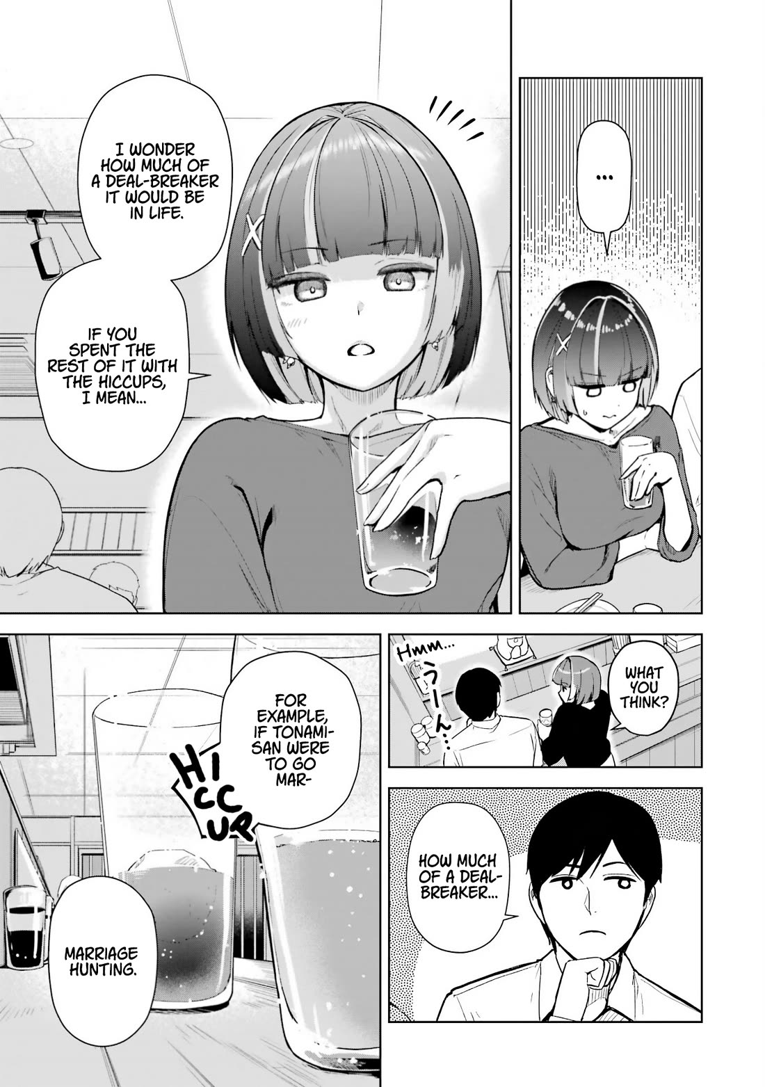 Gloomy Neighbor at the Standing Bar Chapter 4 page 5 - Chapter 4
