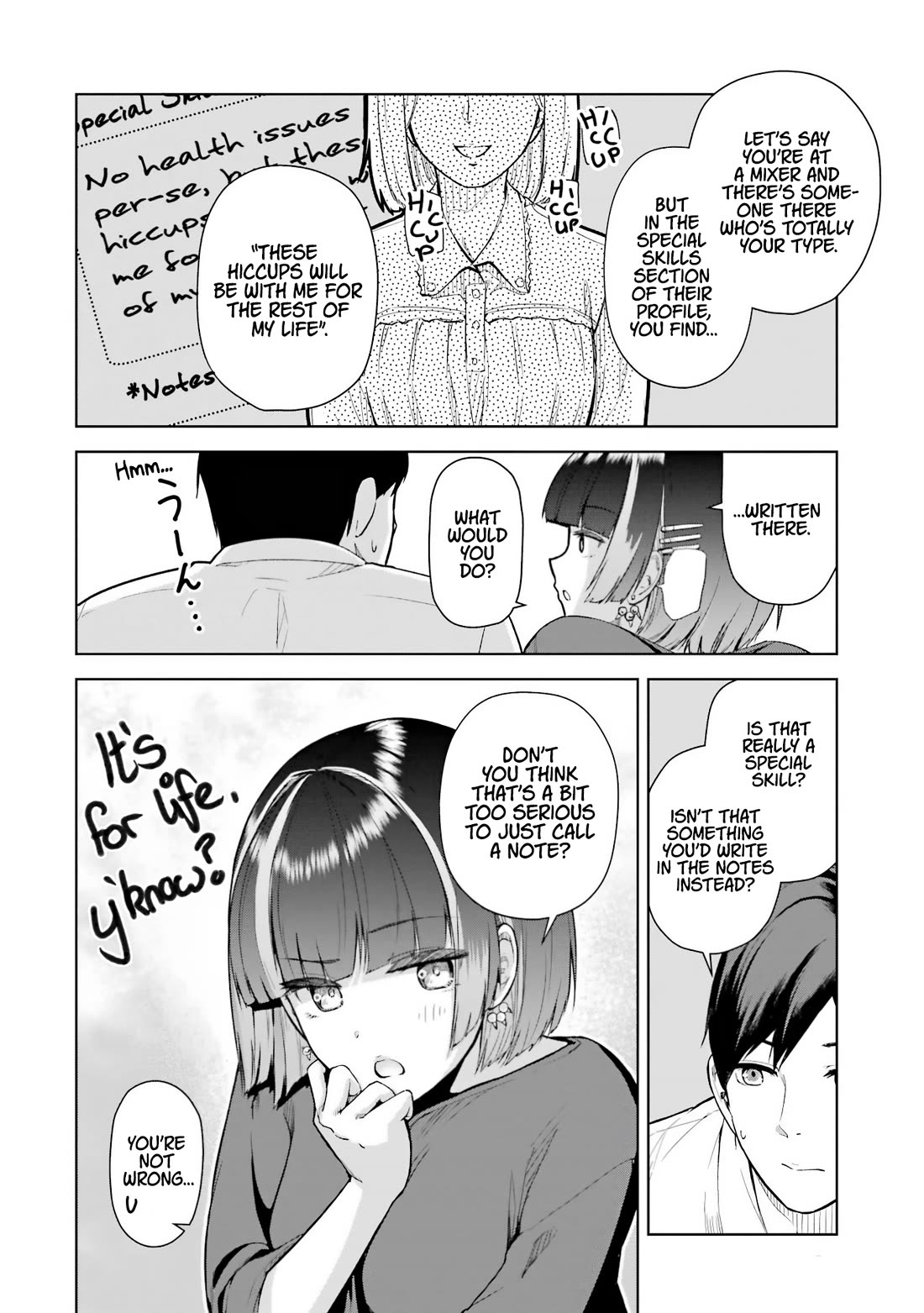 Gloomy Neighbor at the Standing Bar Chapter 4 page 6 - Chapter 4