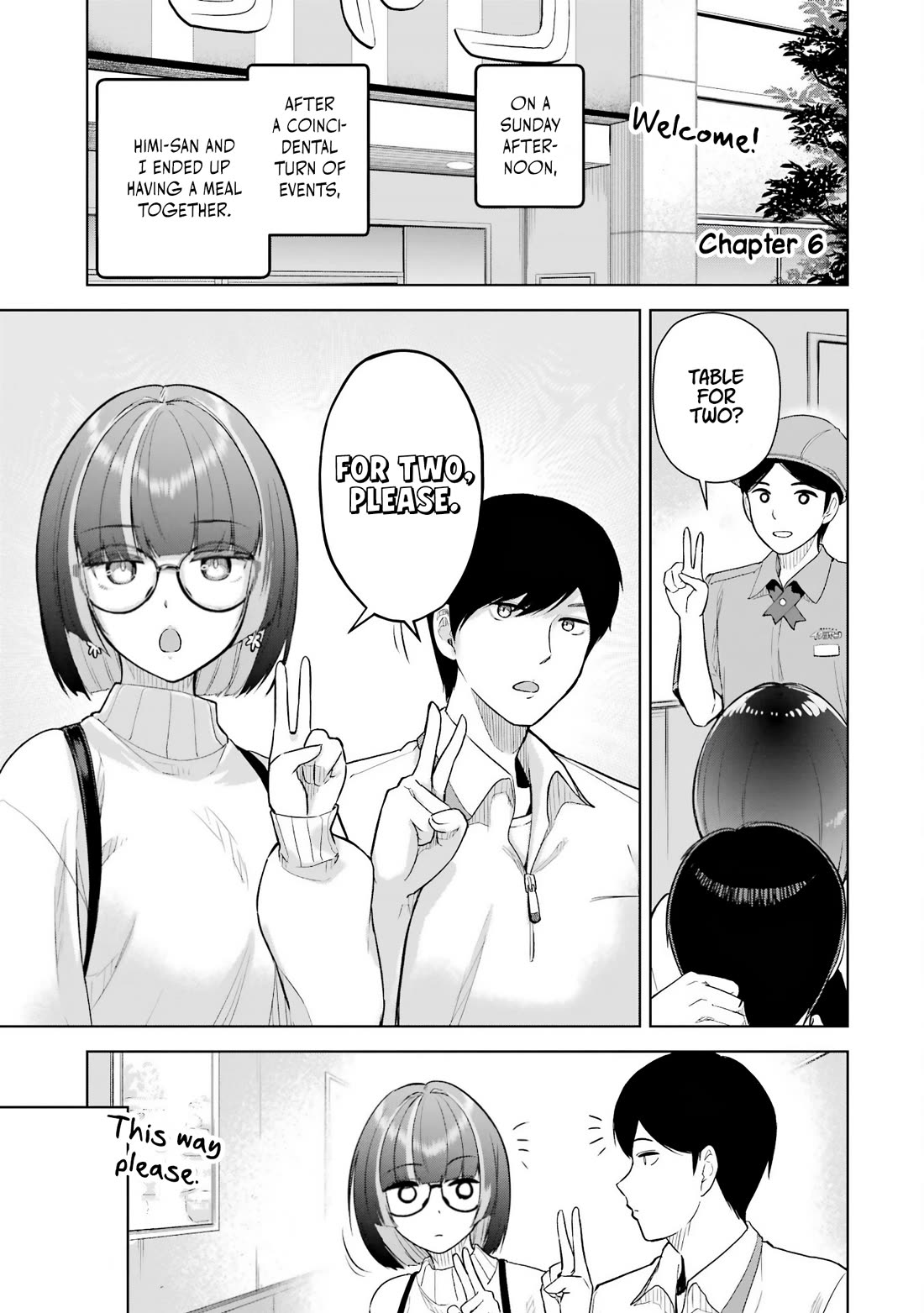 Gloomy Neighbor at the Standing Bar Chapter 6 page 1 - Chapter 6