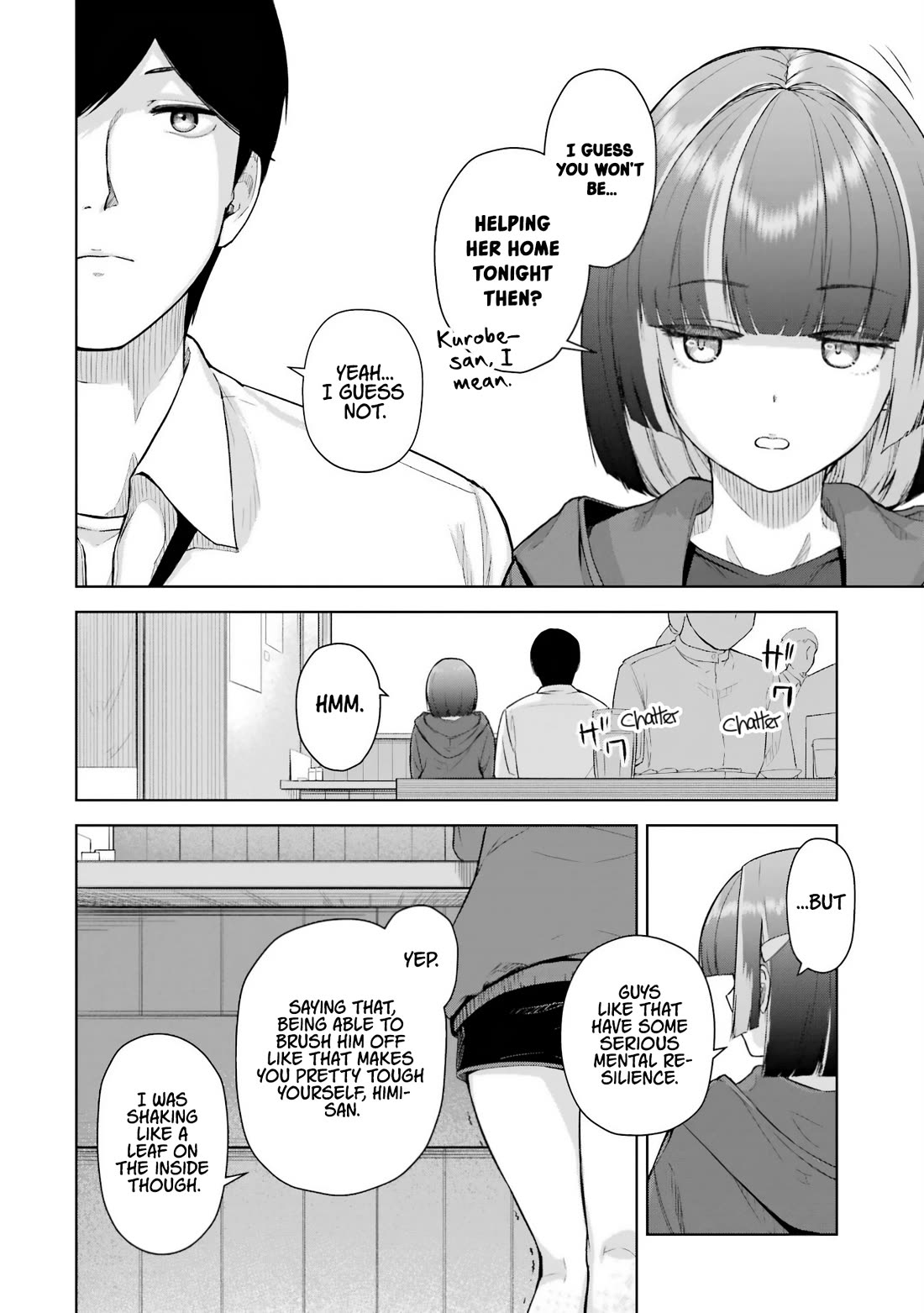 Gloomy Neighbor at the Standing Bar Chapter 7 page 4 - Chapter 7