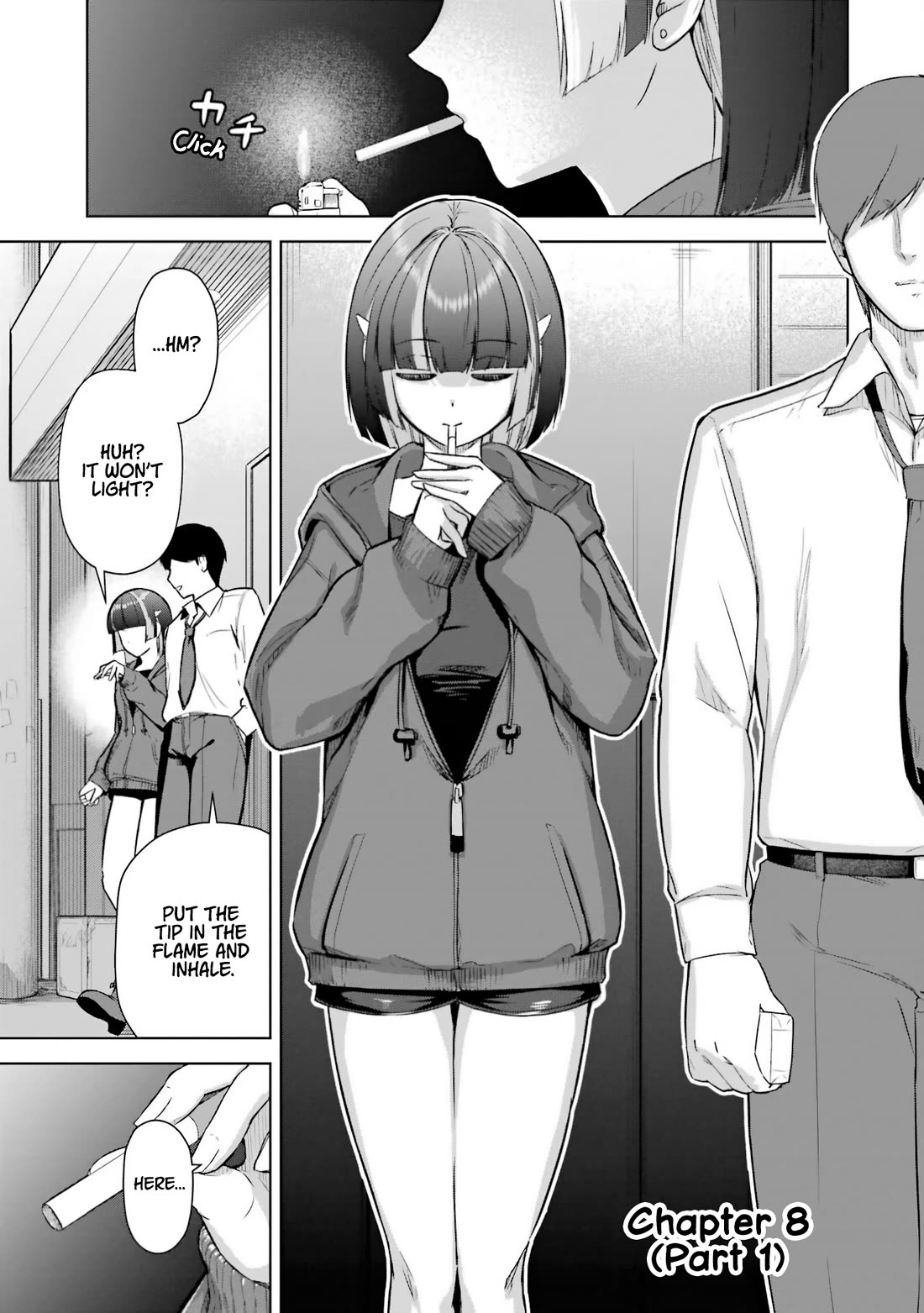 Gloomy Neighbor at the Standing Bar Chapter 8.1 page 1 - Chapter 8.1