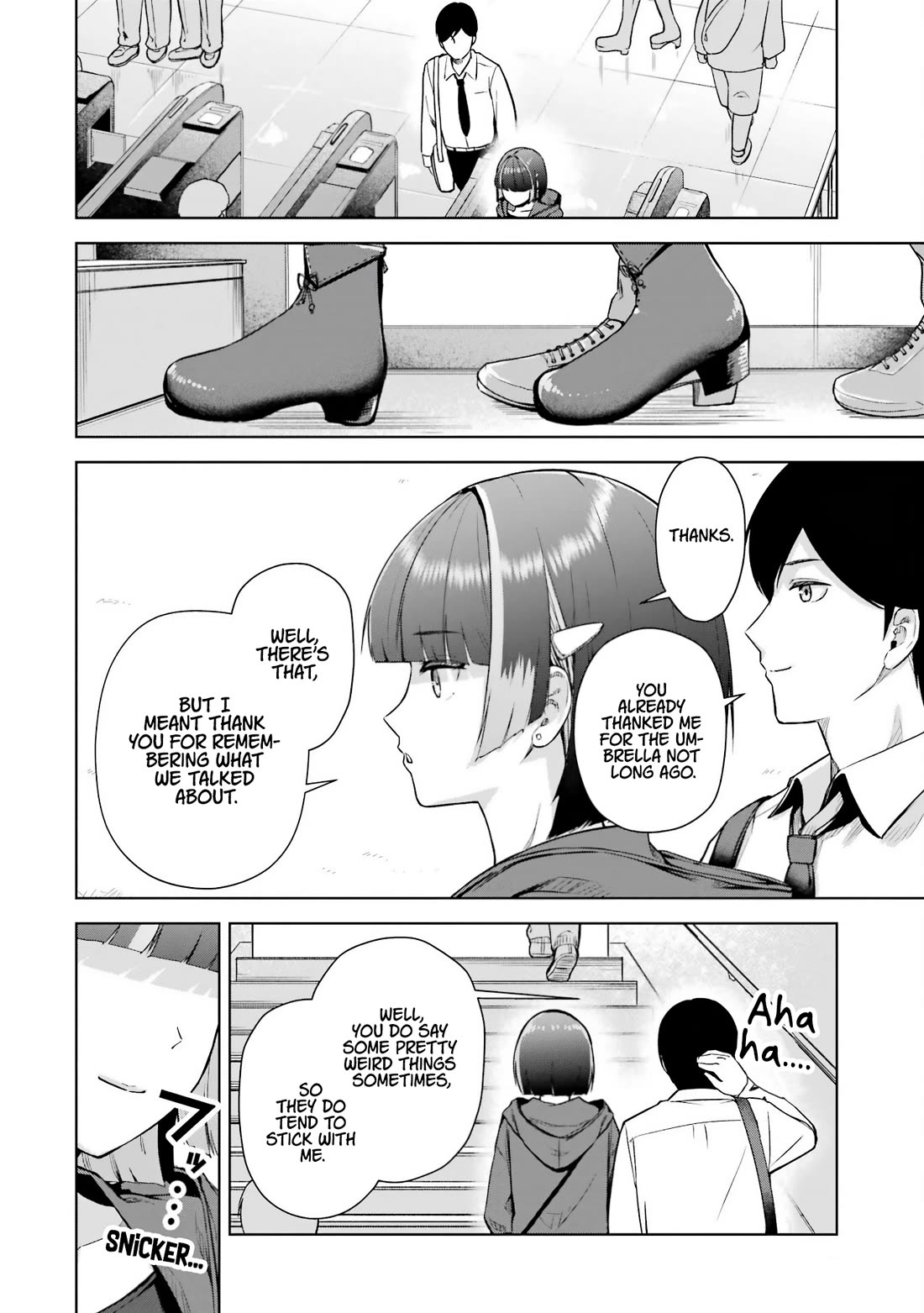 Gloomy Neighbor at the Standing Bar Chapter 8.1 page 14 - Chapter 8.1