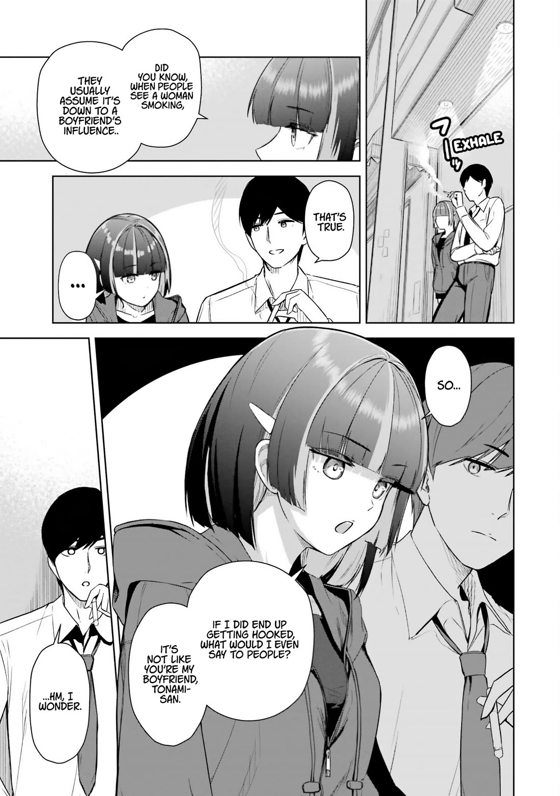 Gloomy Neighbor at the Standing Bar Chapter 8.1 page 5 - Chapter 8.1
