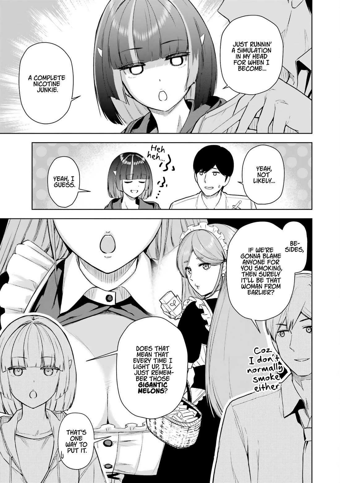 Gloomy Neighbor at the Standing Bar Chapter 8.1 page 7 - Chapter 8.1