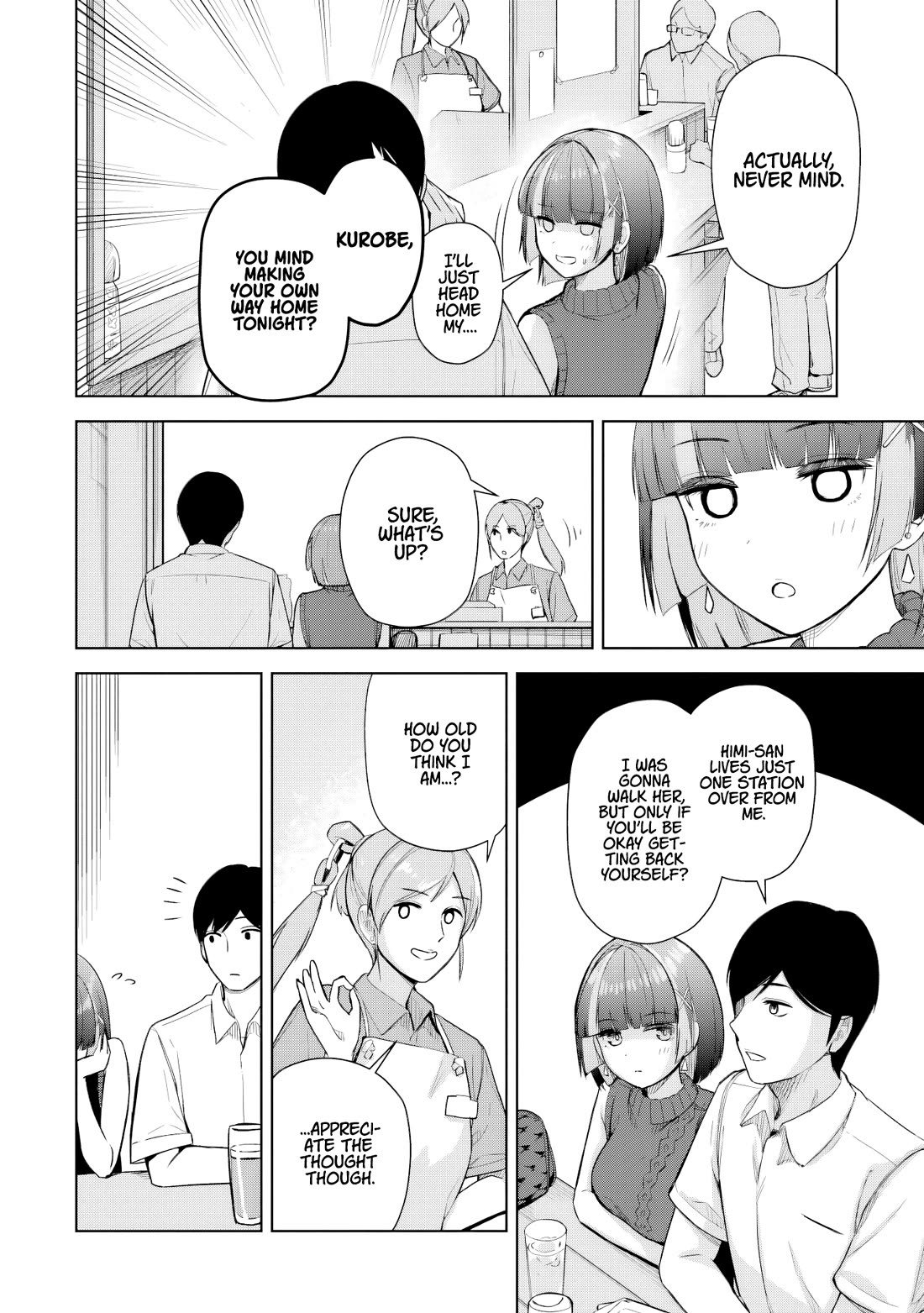 Gloomy Neighbor at the Standing Bar Chapter 9 page 12 - Chapter 9