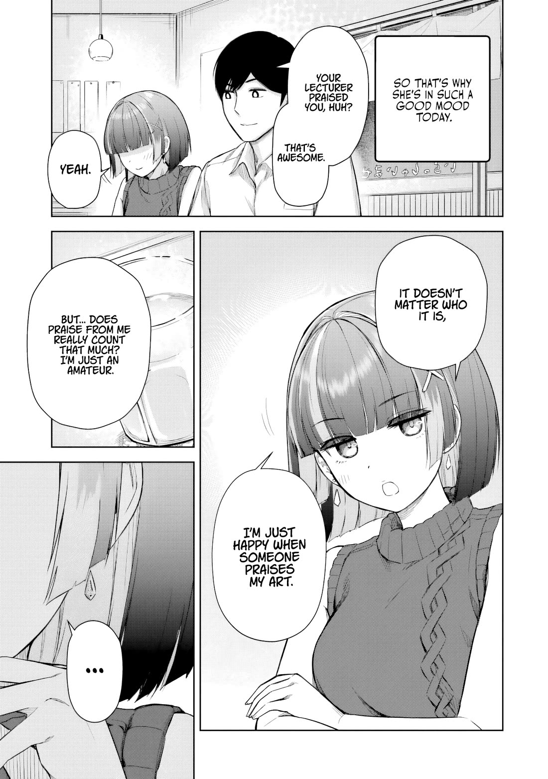 Gloomy Neighbor at the Standing Bar Chapter 9 page 17 - Chapter 9