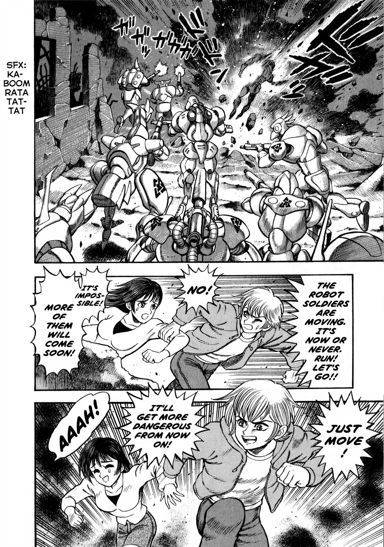 Go-Chan Magazine Chapter 6 page 7 - Chapter 6: Robo-Humans Of The Battlefield
