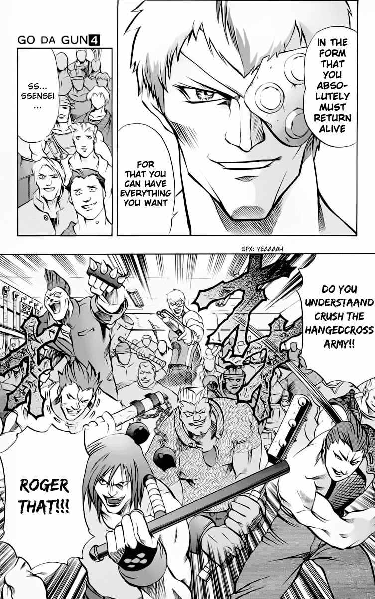 Go Da Gun Chapter 15 page 15 - Chapter 15: Gamma Hangedcross