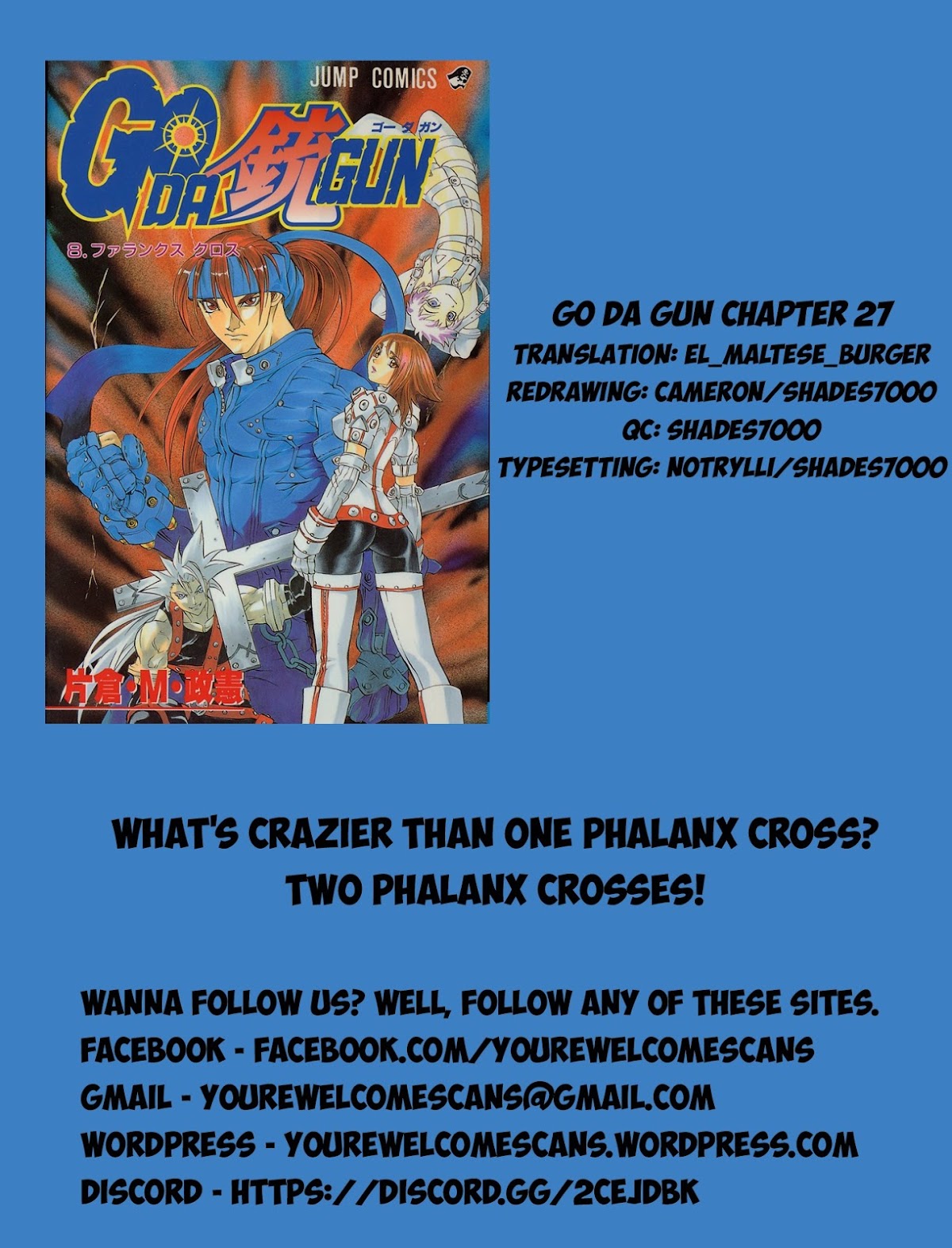 Go Da Gun Chapter 27 page 38 - Chapter 27: Phalanx Cross