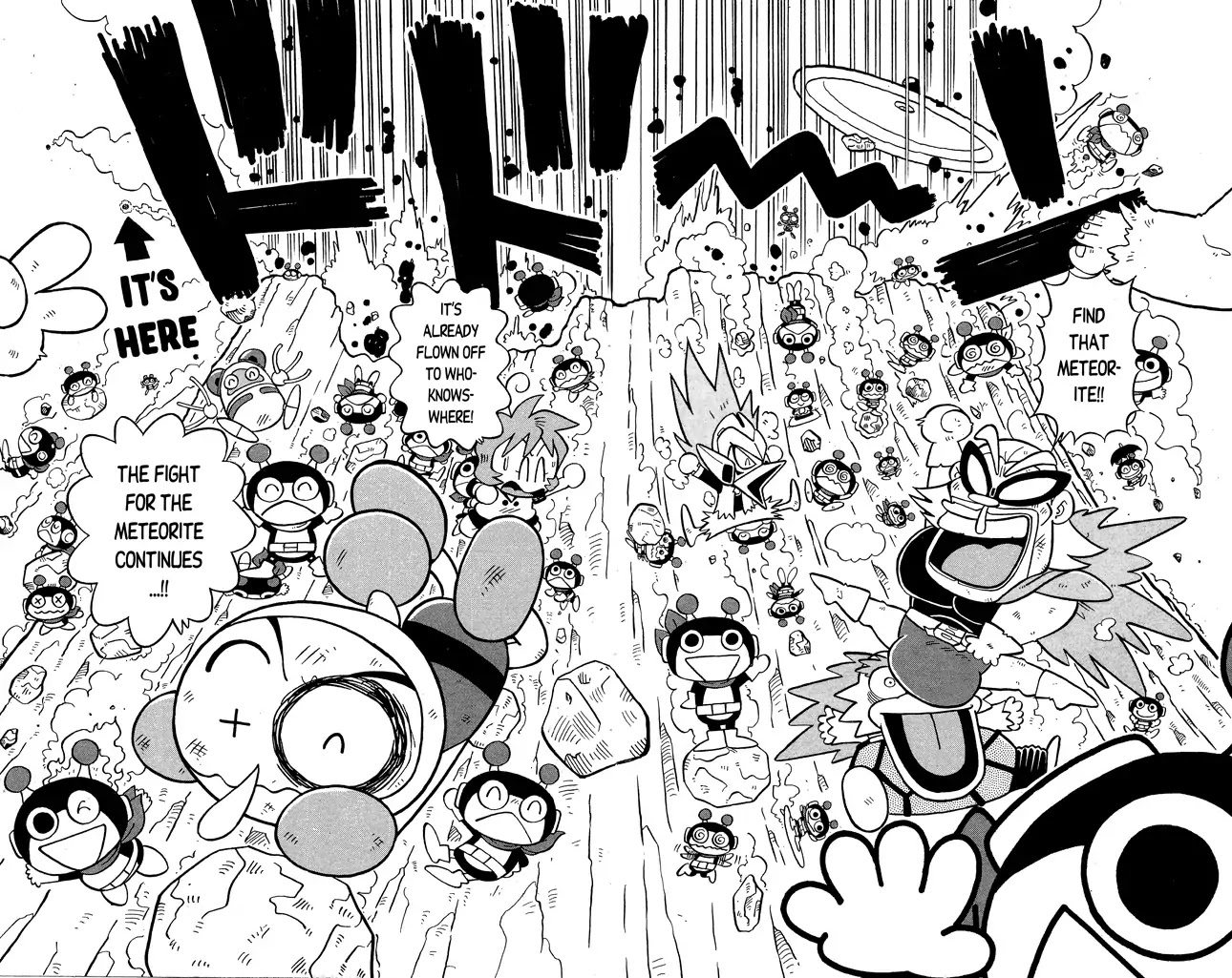 Go For It!! Bomberman Jetters Chapter 1 page 24 - Chapter 1: Find the Meteorite!!