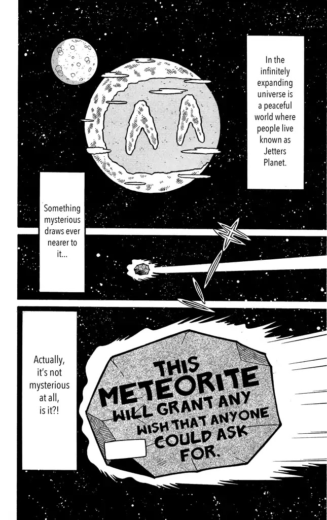 Go For It!! Bomberman Jetters Chapter 1 page 6 - Chapter 1: Find the Meteorite!!