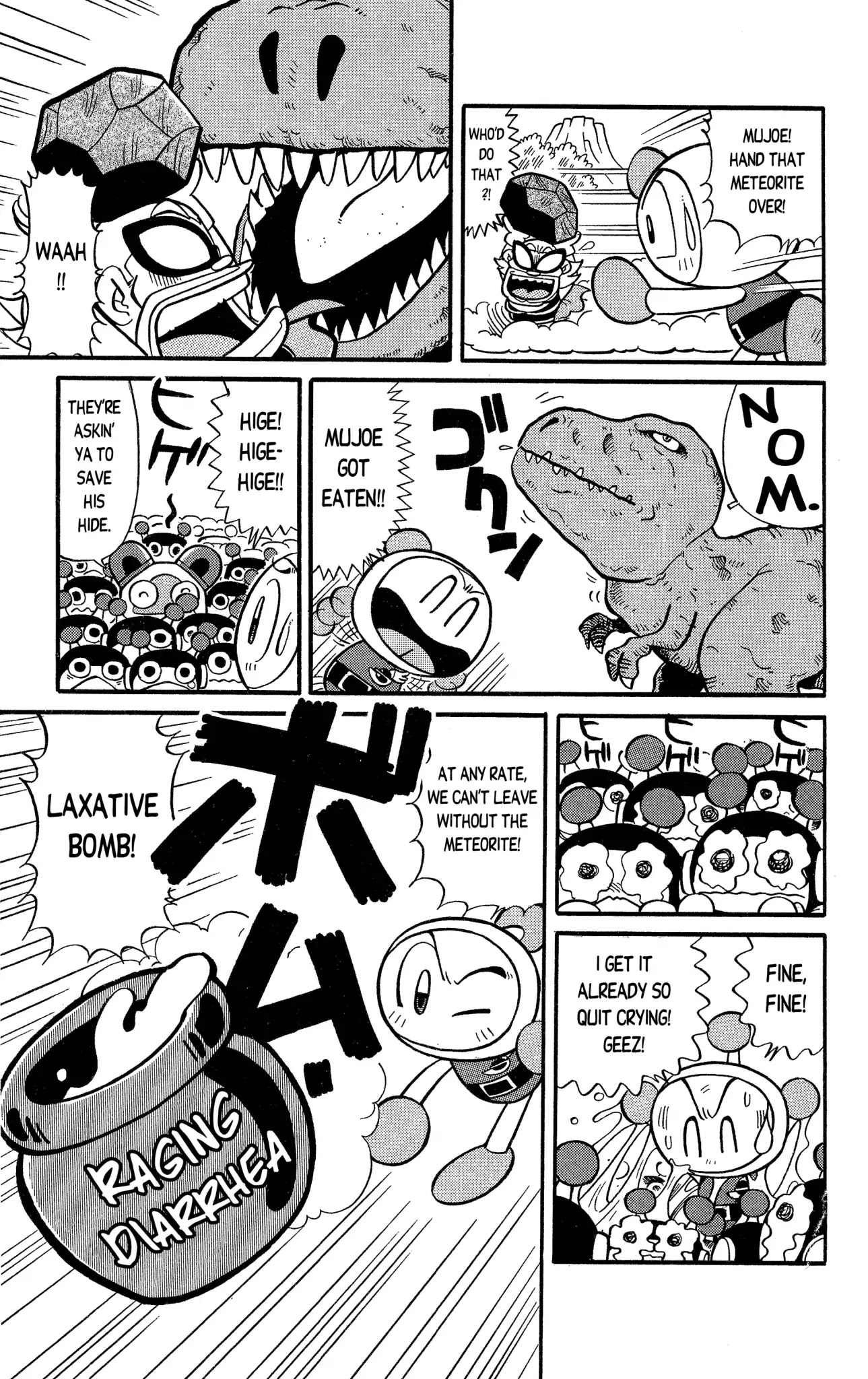 Go For It!! Bomberman Jetters Chapter 2 page 10 - Chapter 2: A Superhero Appears?!