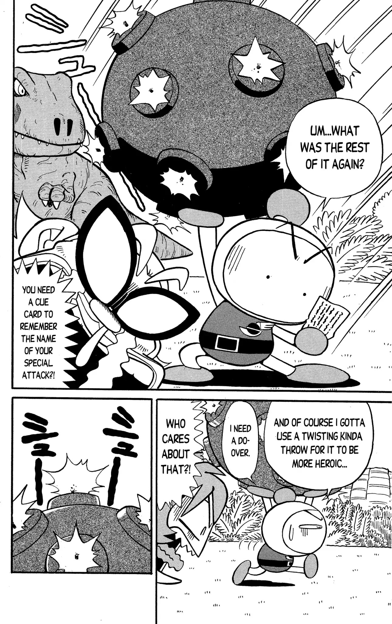 Go For It!! Bomberman Jetters Chapter 2 page 18 - Chapter 2: A Superhero Appears?!