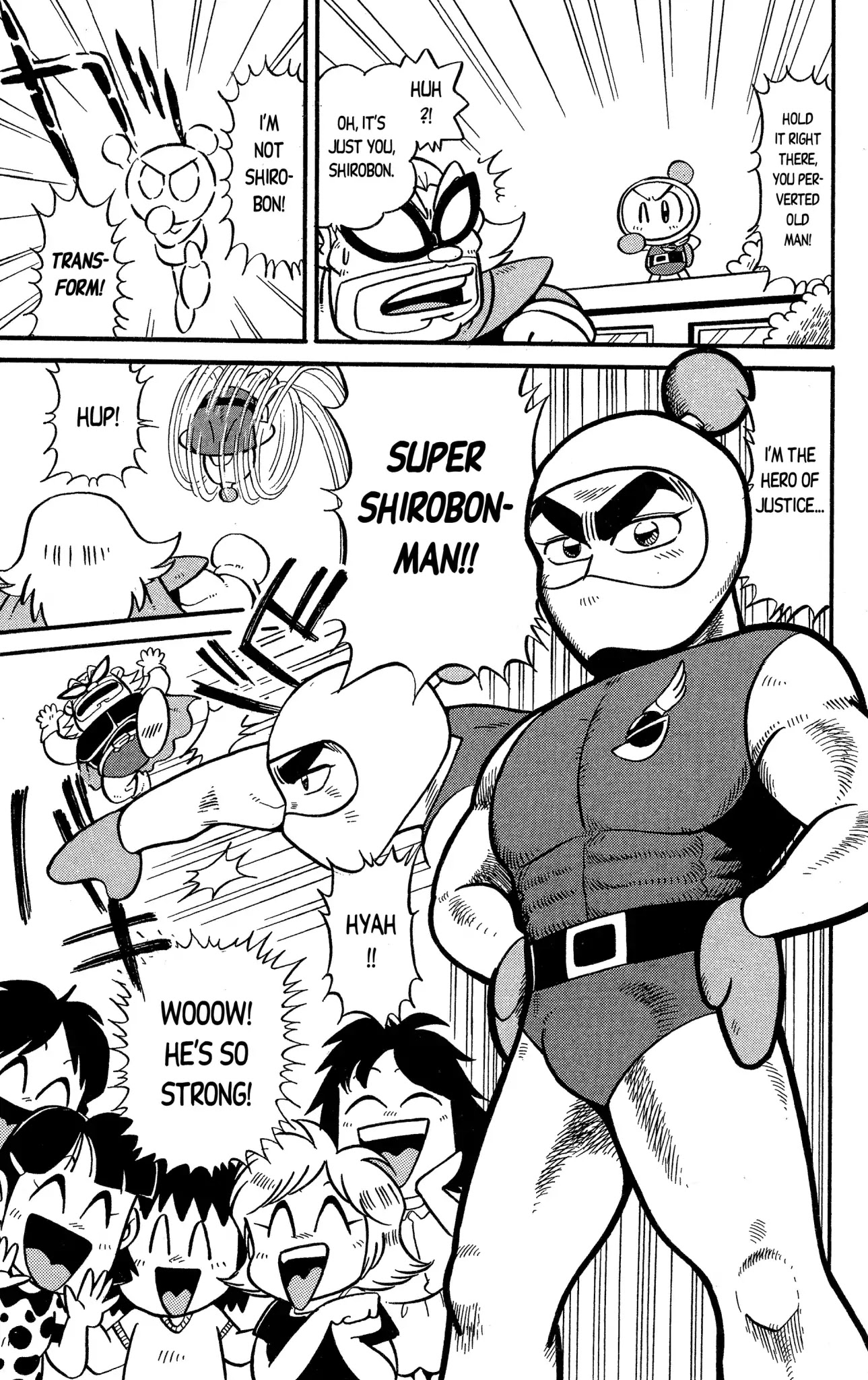 Go For It!! Bomberman Jetters Chapter 2 page 3 - Chapter 2: A Superhero Appears?!