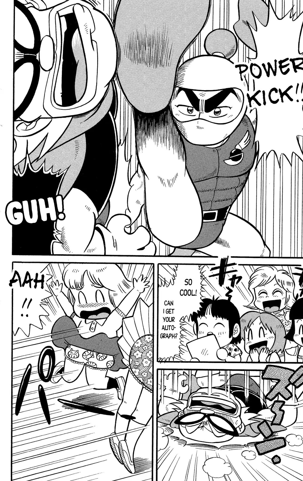 Go For It!! Bomberman Jetters Chapter 2 page 4 - Chapter 2: A Superhero Appears?!