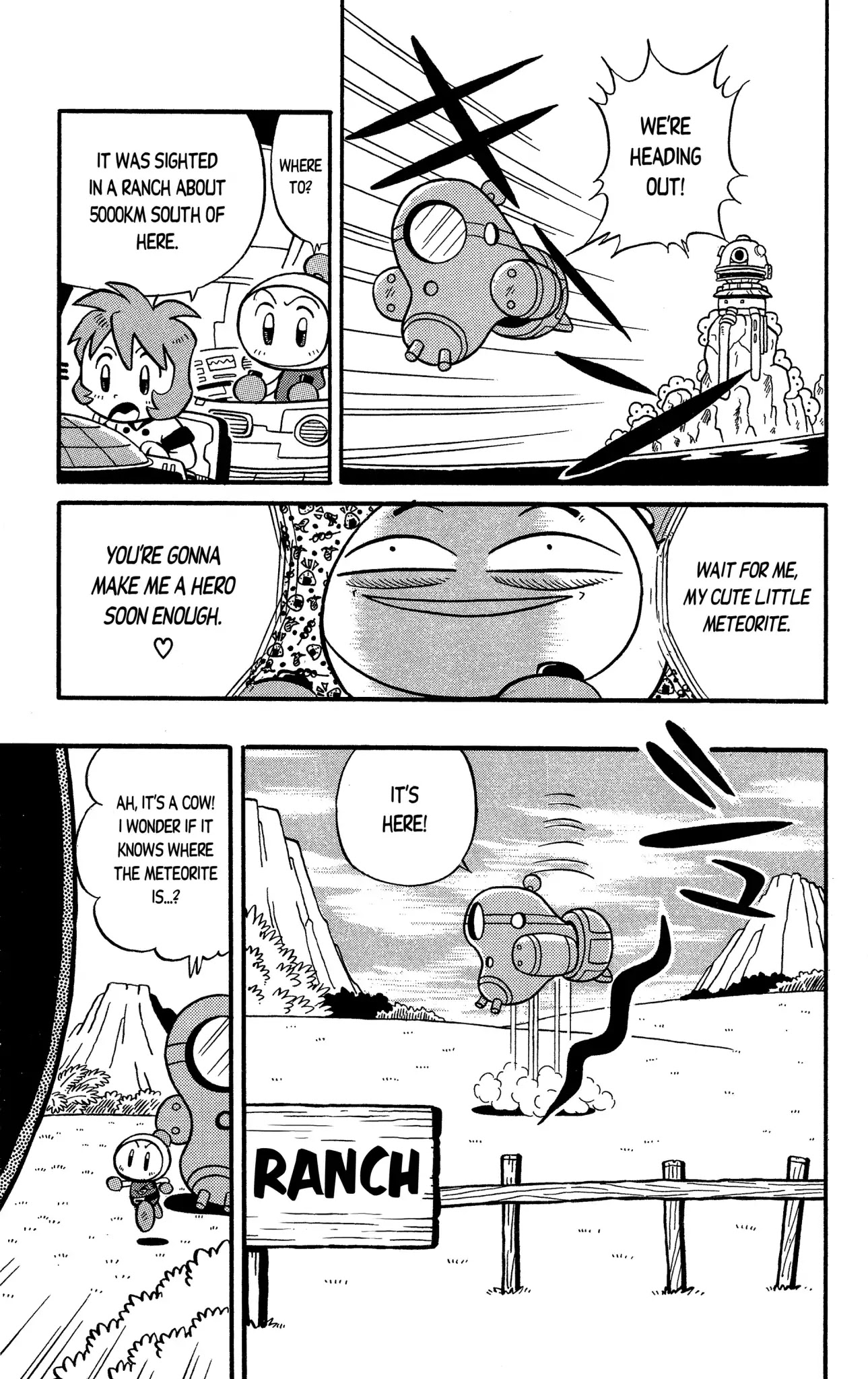 Go For It!! Bomberman Jetters Chapter 2 page 7 - Chapter 2: A Superhero Appears?!