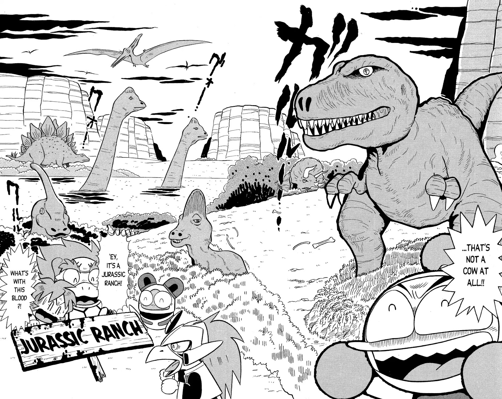 Go For It!! Bomberman Jetters Chapter 2 page 8 - Chapter 2: A Superhero Appears?!