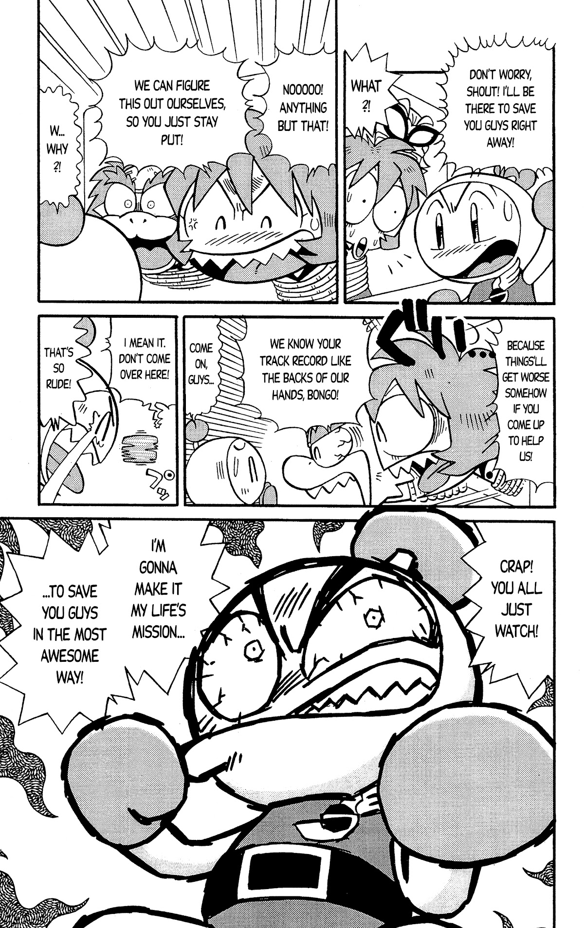 Go For It!! Bomberman Jetters Chapter 3 page 11 - Chapter 3: A Ton of Wishes!