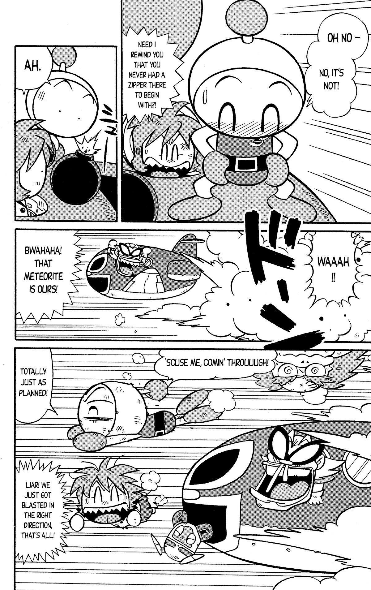 Go For It!! Bomberman Jetters Chapter 3 page 4 - Chapter 3: A Ton of Wishes!