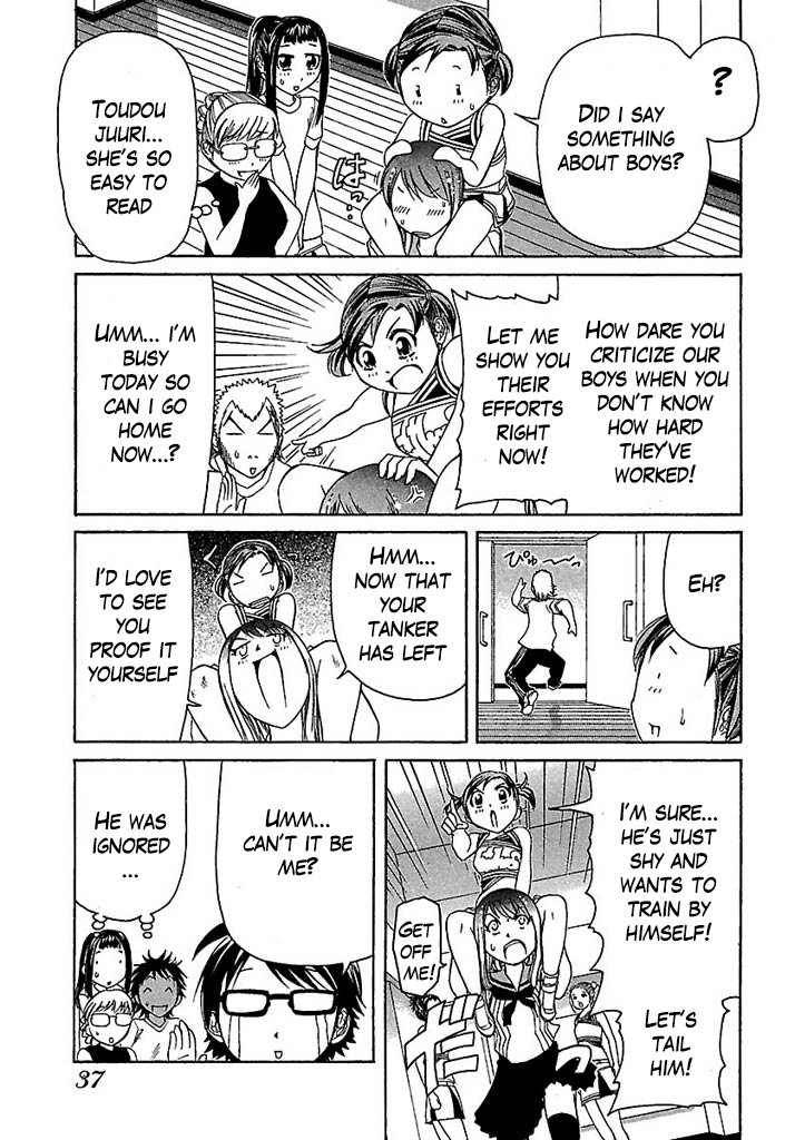 Go! Tenba Cheerleaders Chapter 32 page 9 - Chapter 32: The queen. Juuri sama’s reverie?!