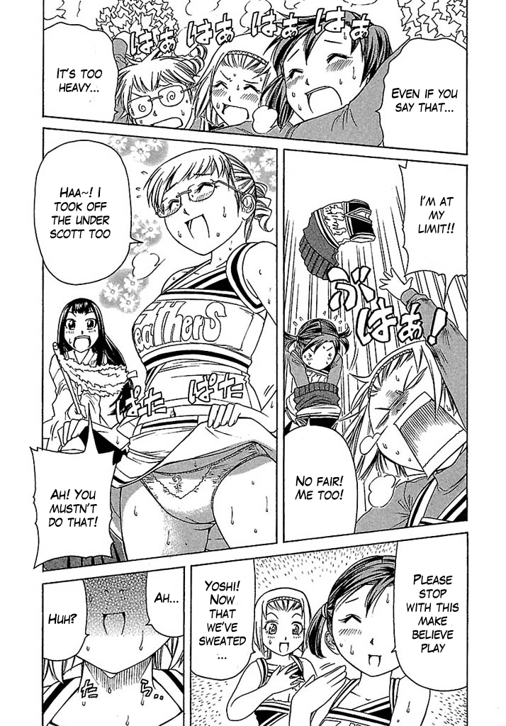 Go! Tenba Cheerleaders Chapter 34 page 17 - Chapter 34: Terror!! The slippery slimy hell!!