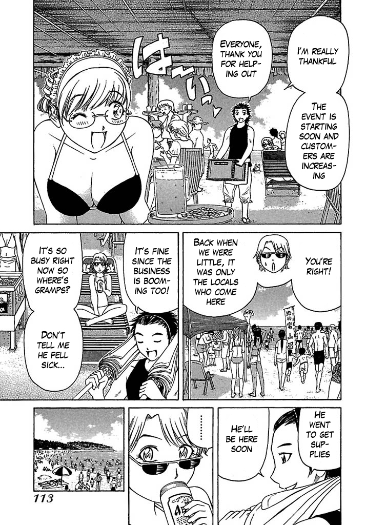 Go! Tenba Cheerleaders Chapter 35 page 8 - Chapter 35: Burn! Special Training at the Beach!