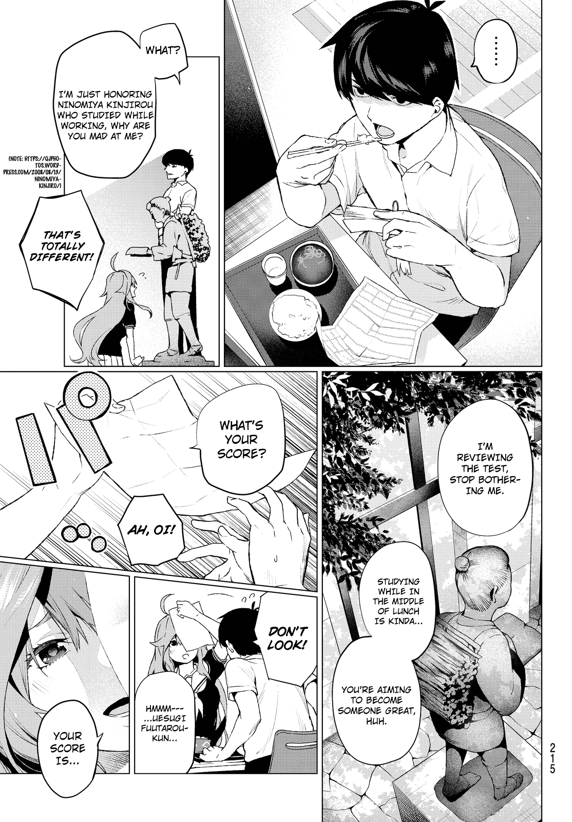 Go-Toubun no Hanayome Chapter 0 page 9 - Chapter 0: Oneshot