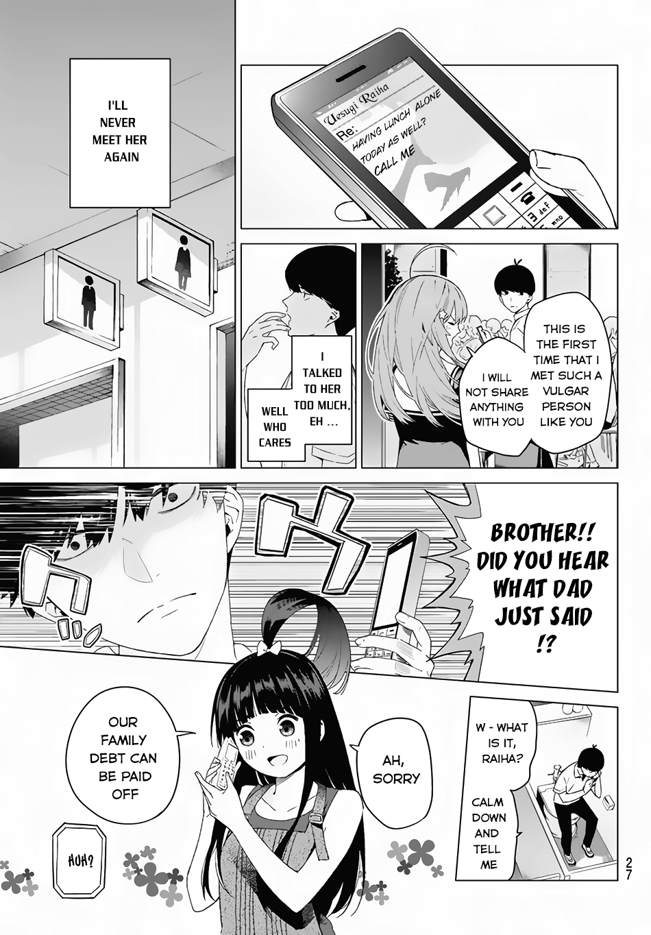 Go-Toubun no Hanayome Chapter 1 page 14 - Chapter 1: Five Equal Brides