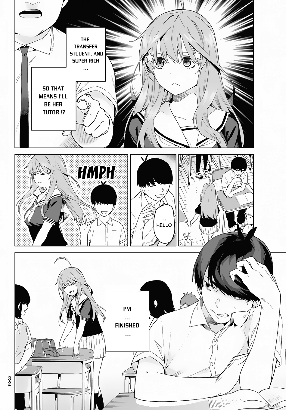 Go-Toubun no Hanayome Chapter 1 page 19 - Chapter 1: Five Equal Brides