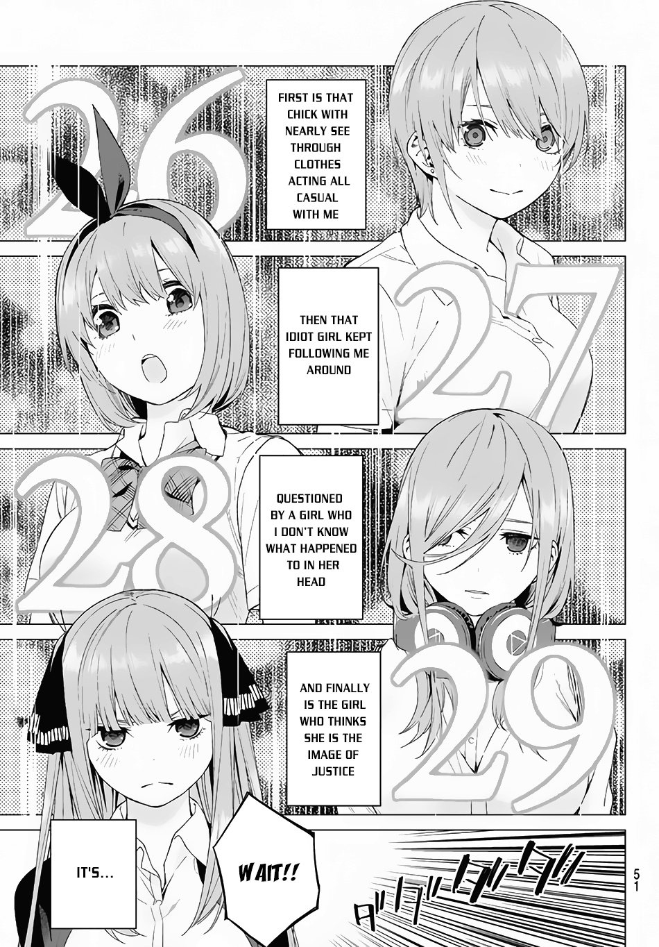 Go-Toubun no Hanayome Chapter 1 page 38 - Chapter 1: Five Equal Brides