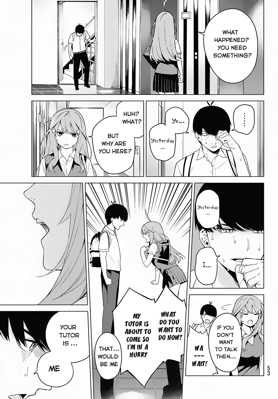 Go-Toubun no Hanayome Chapter 1 page 40 - Chapter 1: Five Equal Brides