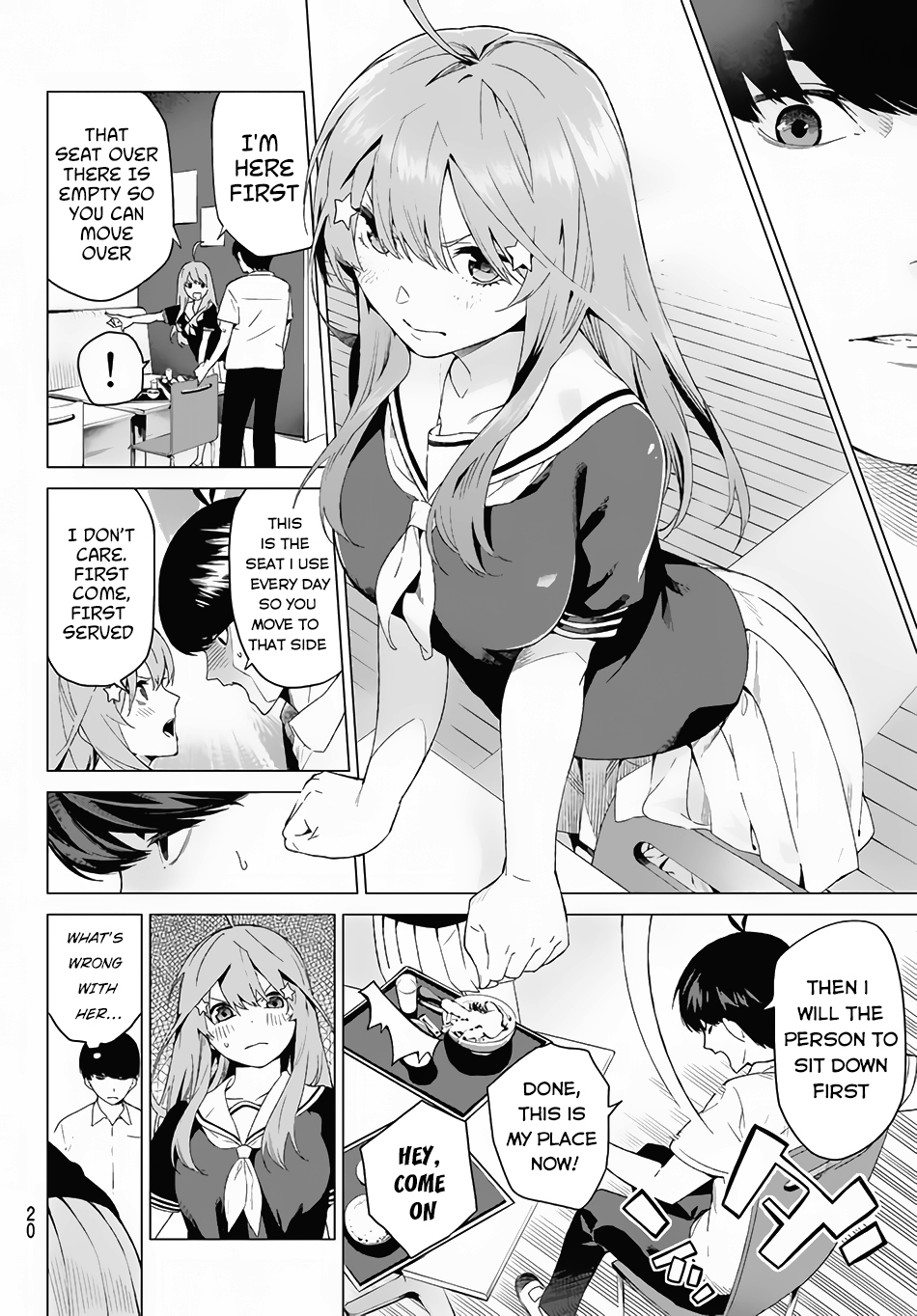 Go-Toubun no Hanayome Chapter 1 page 7 - Chapter 1: Five Equal Brides