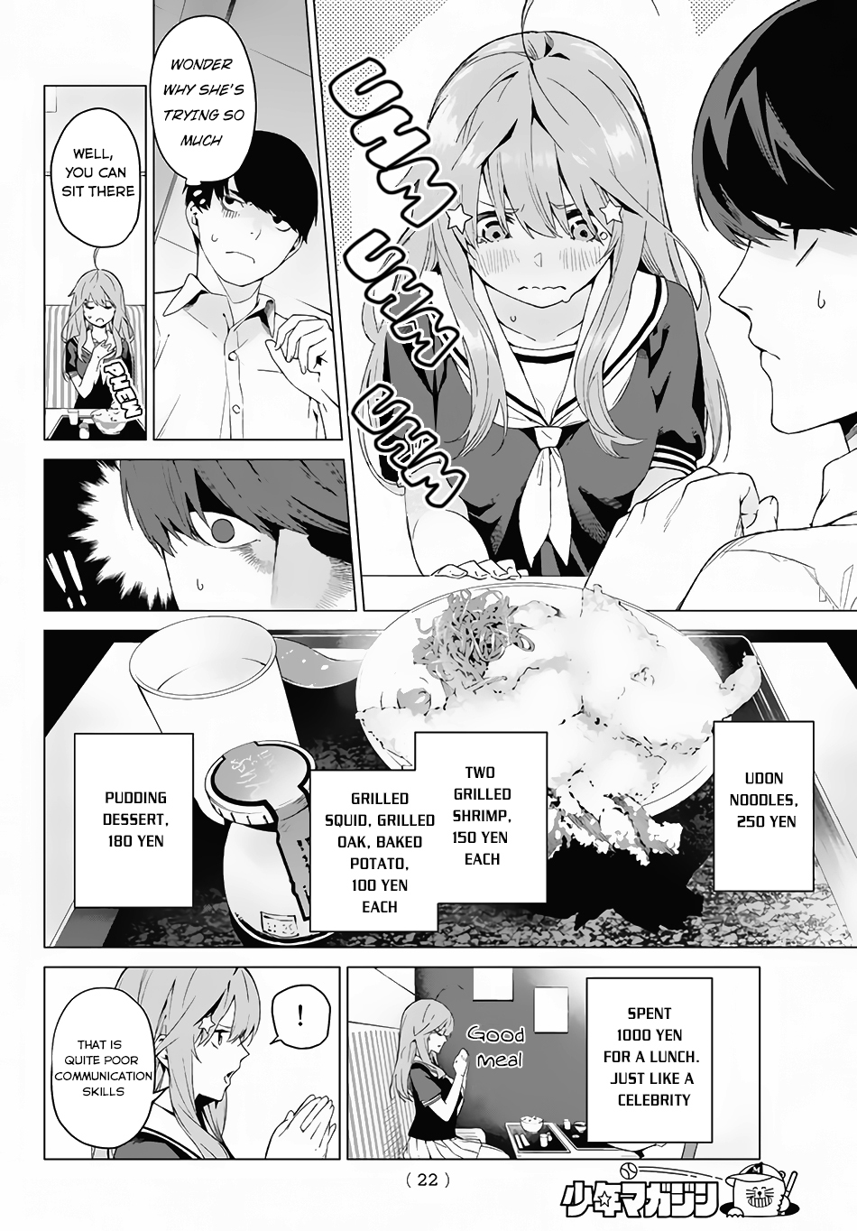 Go-Toubun no Hanayome Chapter 1 page 9 - Chapter 1: Five Equal Brides