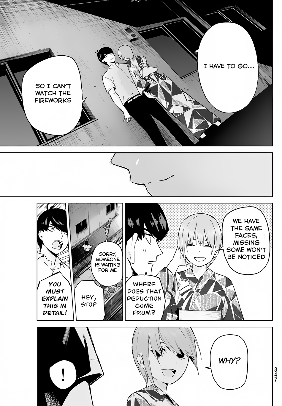 Go-Toubun no Hanayome Chapter 10 page 4 - Chapter 10: Today is Holiday (4)