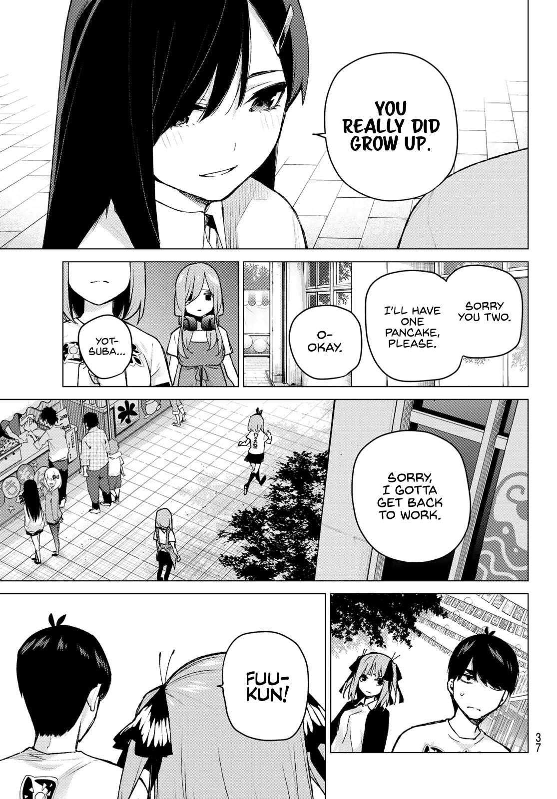 Go-Toubun no Hanayome Chapter 100 page 20 - Chapter 100: The Sunrise Festival - Day 2