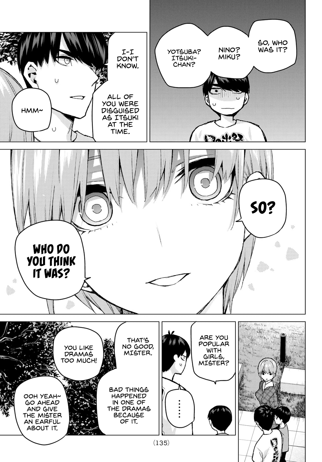 Go-Toubun no Hanayome Chapter 101 page 13 - Chapter 101: The Last Festival - Ichika’s Side ①