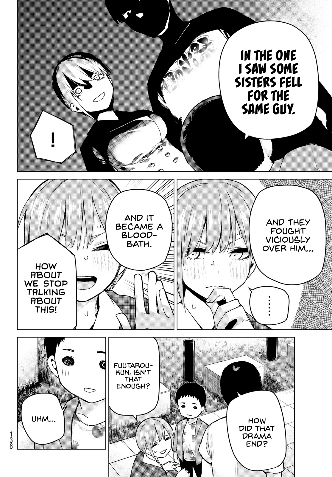 Go-Toubun no Hanayome Chapter 101 page 14 - Chapter 101: The Last Festival - Ichika’s Side ①