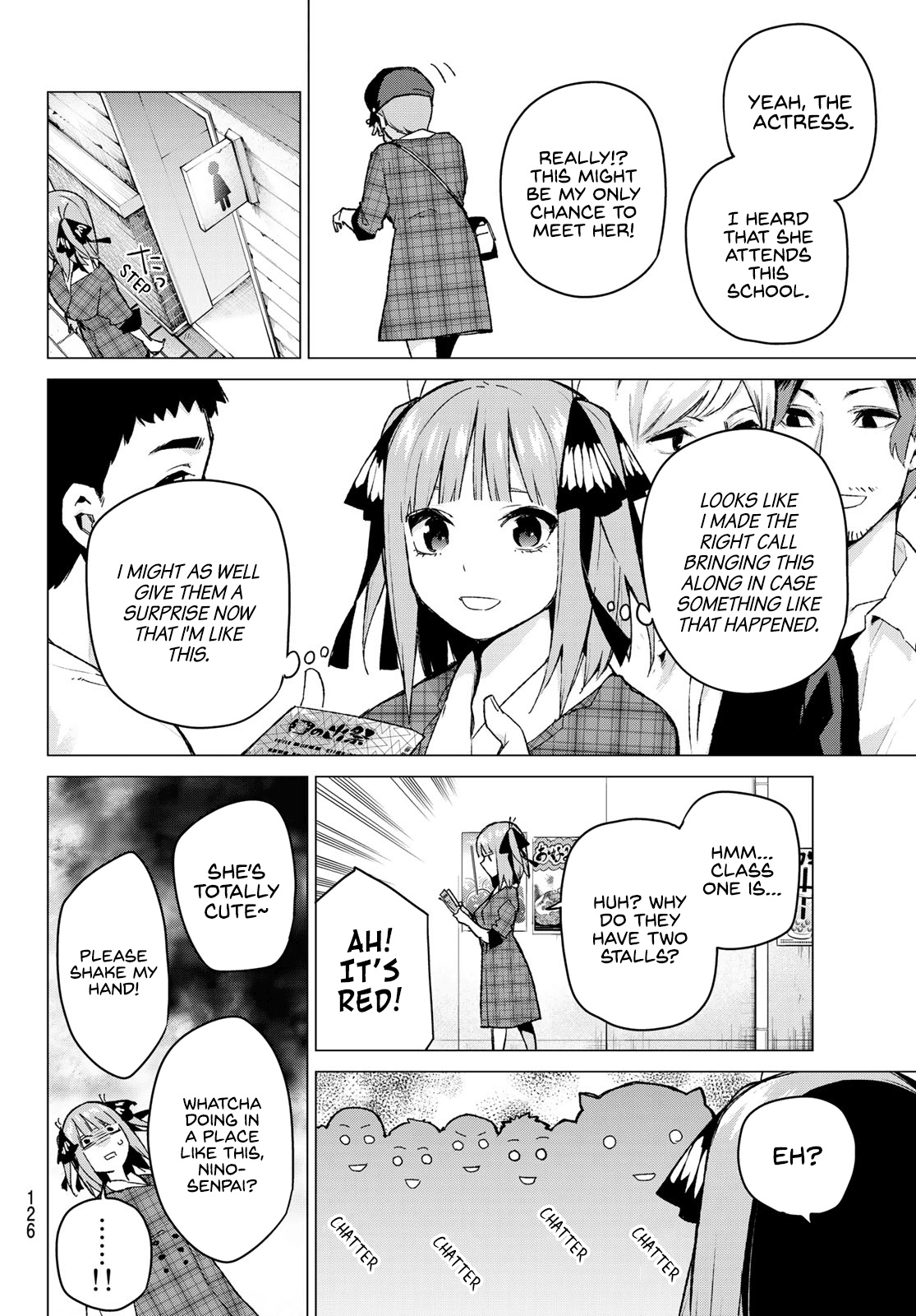 Go-Toubun no Hanayome Chapter 101 page 4 - Chapter 101: The Last Festival - Ichika’s Side ①