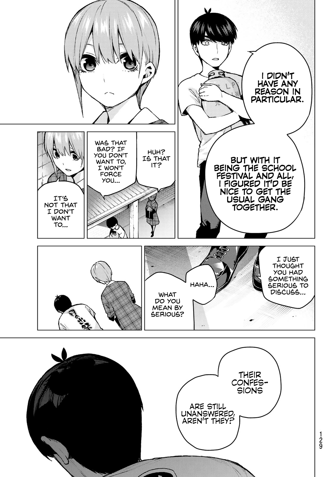 Go-Toubun no Hanayome Chapter 101 page 7 - Chapter 101: The Last Festival - Ichika’s Side ①