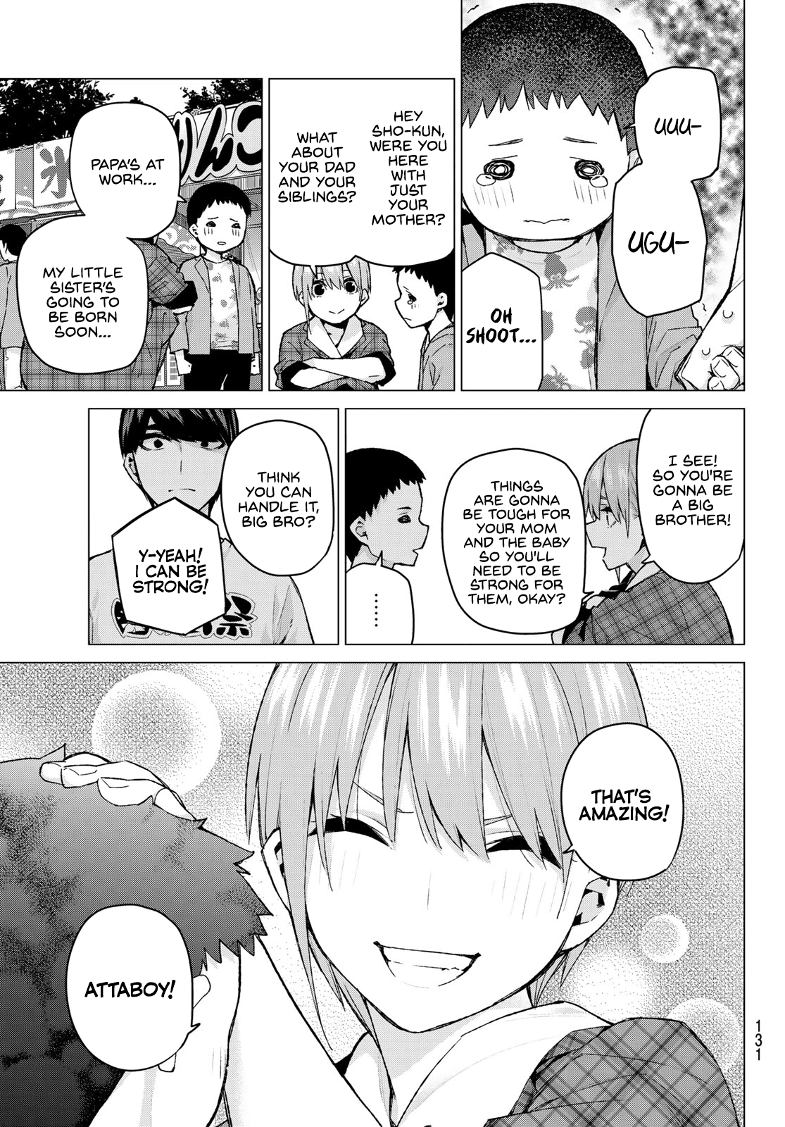 Go-Toubun no Hanayome Chapter 101 page 9 - Chapter 101: The Last Festival - Ichika’s Side ①