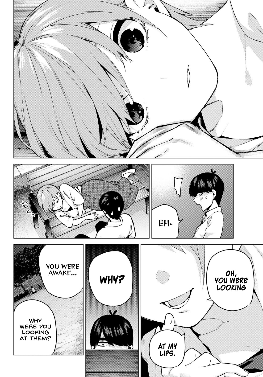 Go-Toubun no Hanayome Chapter 102 page 12 - Chapter 102: The Last Festival - Ichika’s Side ②